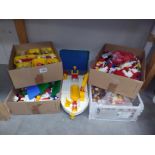 A good collection of early Lego plus a Duplo boat