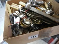 A box of cutlery.