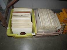 150 shellac records, 8", 10", 12" including Deitrich, Formby and one metal record.