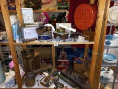 2 shelves of vintage items