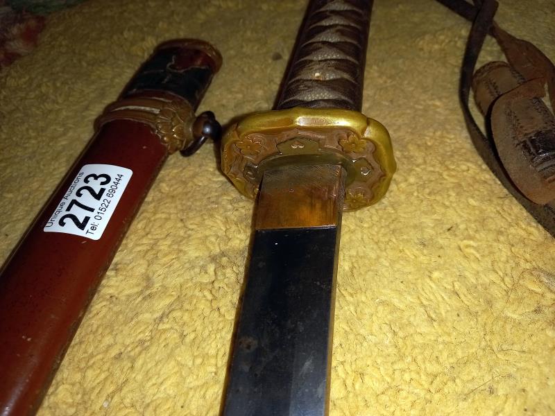 An old Japanese Samaroi sword, COLLECT ONLY. - Image 3 of 12