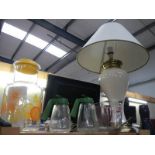 A table lamp, three jugs etc., COLLECT ONLY.