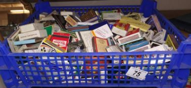 A large lot of vintage matchboxes