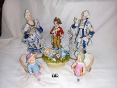 A good selection of mid 20th century china figures