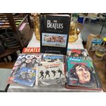 Beatles Ephemera including Books and Records - Twist and Shout and Long Tall Sally EPs
