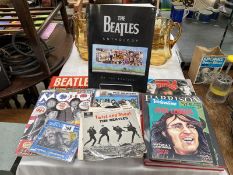 Beatles Ephemera including Books and Records - Twist and Shout and Long Tall Sally EPs