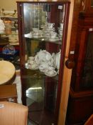 A modern corner display cabinet, COLLECT ONLY.
