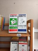 10 boxed subbuteo teams mainly European international including Mexico, Spain, Brasil, Velez