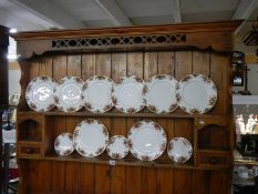 In excess of 50 pieces of Royal Albert Old country roses tea and dinner ware, COLLECT ONLY