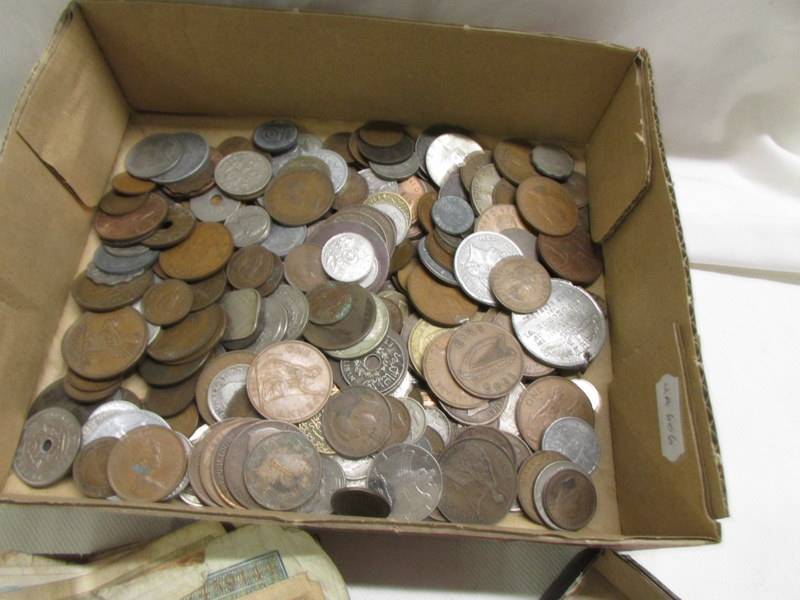 A good collection of old coins including Victorian and mixed bank notes. - Image 2 of 4