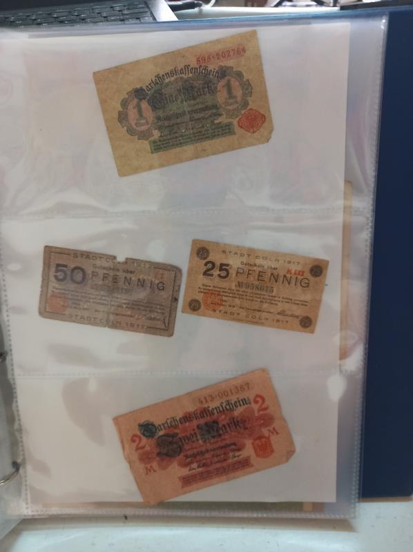 An album of approximately 86 world bank notes. - Image 13 of 26