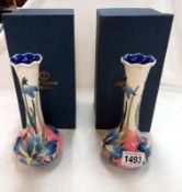 Two boxed of old Tupton ware vases.