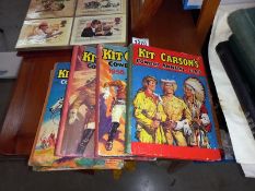 A quantity of Kit Carson's cowboy annuals, 1956-57-58-59-60