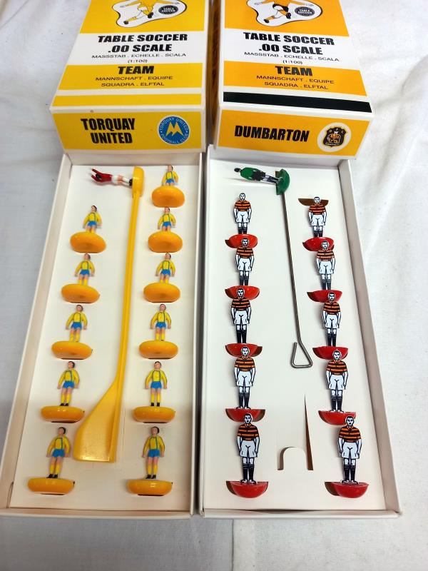 10 boxed table soccer (Subbuteo) teams including Blackpool, Torquay united, Grimsby etc - Image 5 of 6