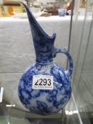 A Losel Ware Cavendish blue and white ewer.