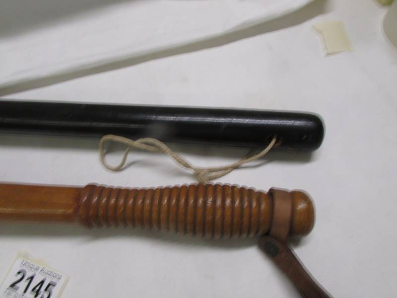 Two truncheons. - Image 2 of 2