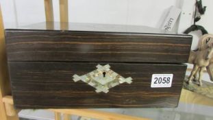 A coromandle writing box.