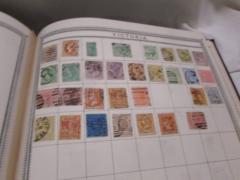 A very good Victorian stamp album of Victorian and early 20th century stamps including GB penny - Bild 50 aus 50