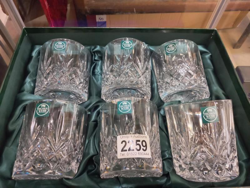 Two boxed sets of Edinburgh Crystal whisky tumblers. - Image 2 of 2