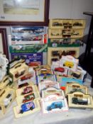 A selection of boxed collectors cars