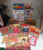 A collection of vintage toys & games