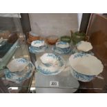 A collection of The Brook pattern (some of) tea ware and china and other china etc