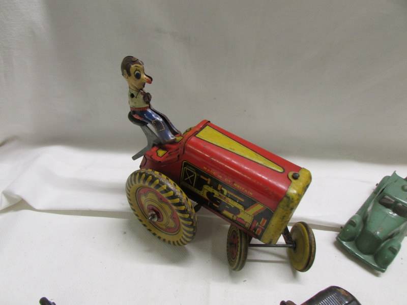 A tin plate Mettoy tractor, a Dinky Talbot Lago, a boxed Gyroscope etc., - Image 2 of 4