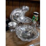 A quantity of mid 20th century silver plate