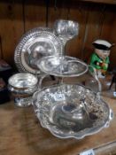 A quantity of mid 20th century silver plate