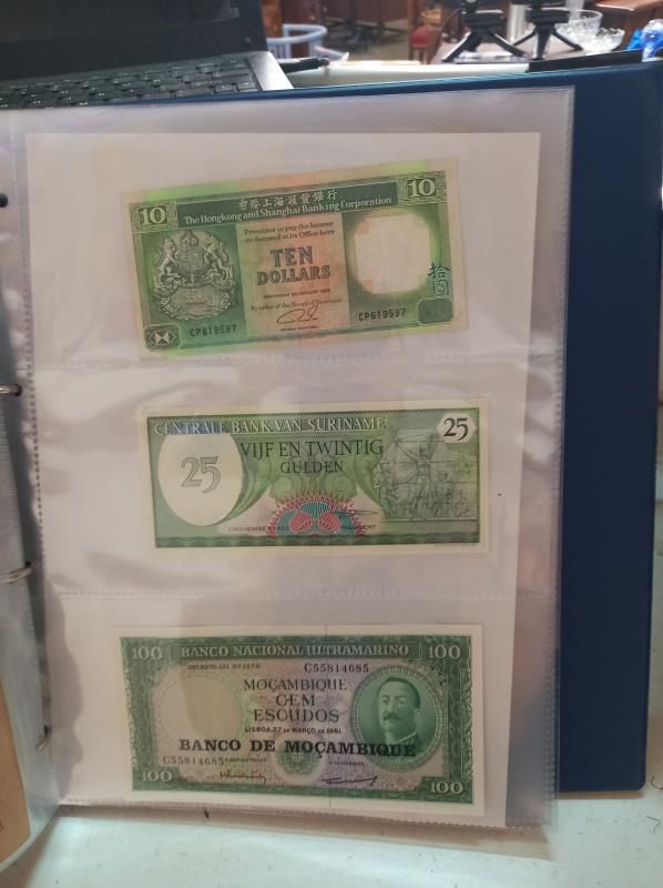 An album of approximately 86 world bank notes. - Image 17 of 26