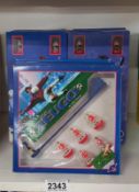 11 Zeugo boxed table football teams (Subbuteo) including Vasco Da Gama, Schalke, Shatar Donetsk etc