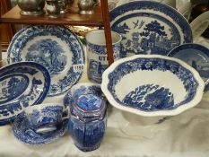 A good lot of blue & white china