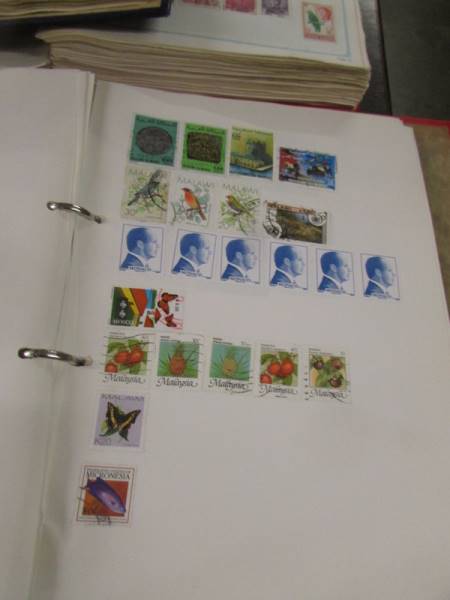 A collection of world stamps in five albums. - Image 4 of 11
