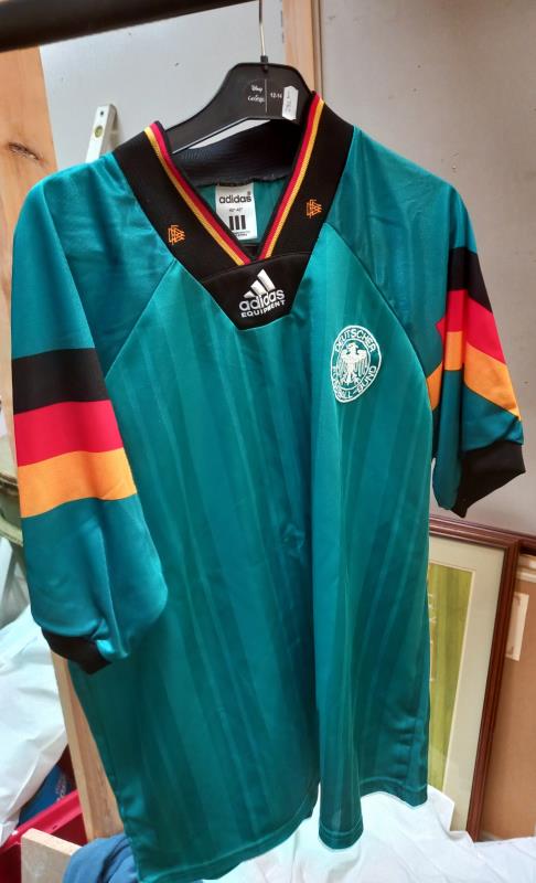 A quantity of football and cricket shirts, 9 tee shirts including Germany & Brazil Adidas, Boston, - Image 8 of 8