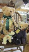 A Hermann limited edition Max & Fox bear and a Janet Reeves artist bear.