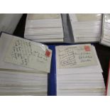 A collection of letters/postcards in five albums, mainly early 20th century.