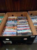 Box of DVDs – Over 60 almost brand new – DVDs of classic US and British TV and film comedies,