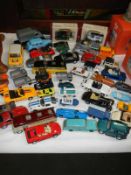 A selection of Dinky cars & coaches etc.