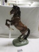 A Beswick rearing horse,