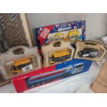 A collection of die cast including Days Gone, Esso & a Weetabix Corgi collection