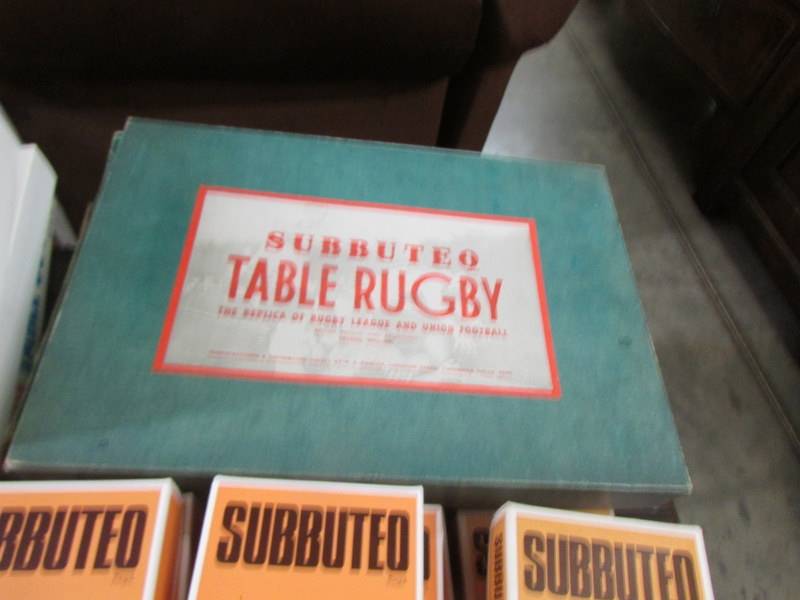 Approximately 18 Subbuteo Table Rugby teams, 2 Table Rugby games - Image 2 of 9