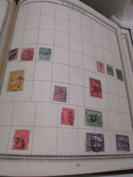 A very good Victorian stamp album of Victorian and early 20th century stamps including GB penny - Bild 49 aus 50