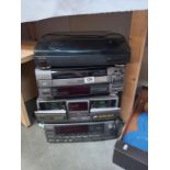 4 AIWA players, record, disk video etc., COLLECT ONLY.