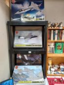 6 boxed Airfix model kits including larger models including English electric Canberra B.2 & PR.9
