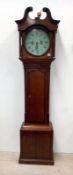 A long case clock by Mason, Chesterfield with weight and pendulum COLLECT ONLY