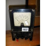 An old volts milliamperes meter. Collect Only.