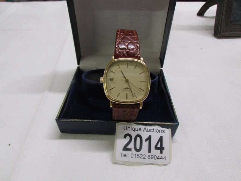 A gold plated manual Longines wrist watch in working order. - Image 2 of 3