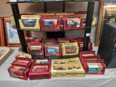 A collection of boxes Diecast cars including Matchbox Yesteryear