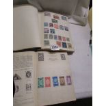 Two mixed albums of UK and World and USA stamps including Victorian.