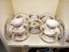 A Royal Albert Moss Rose tea set